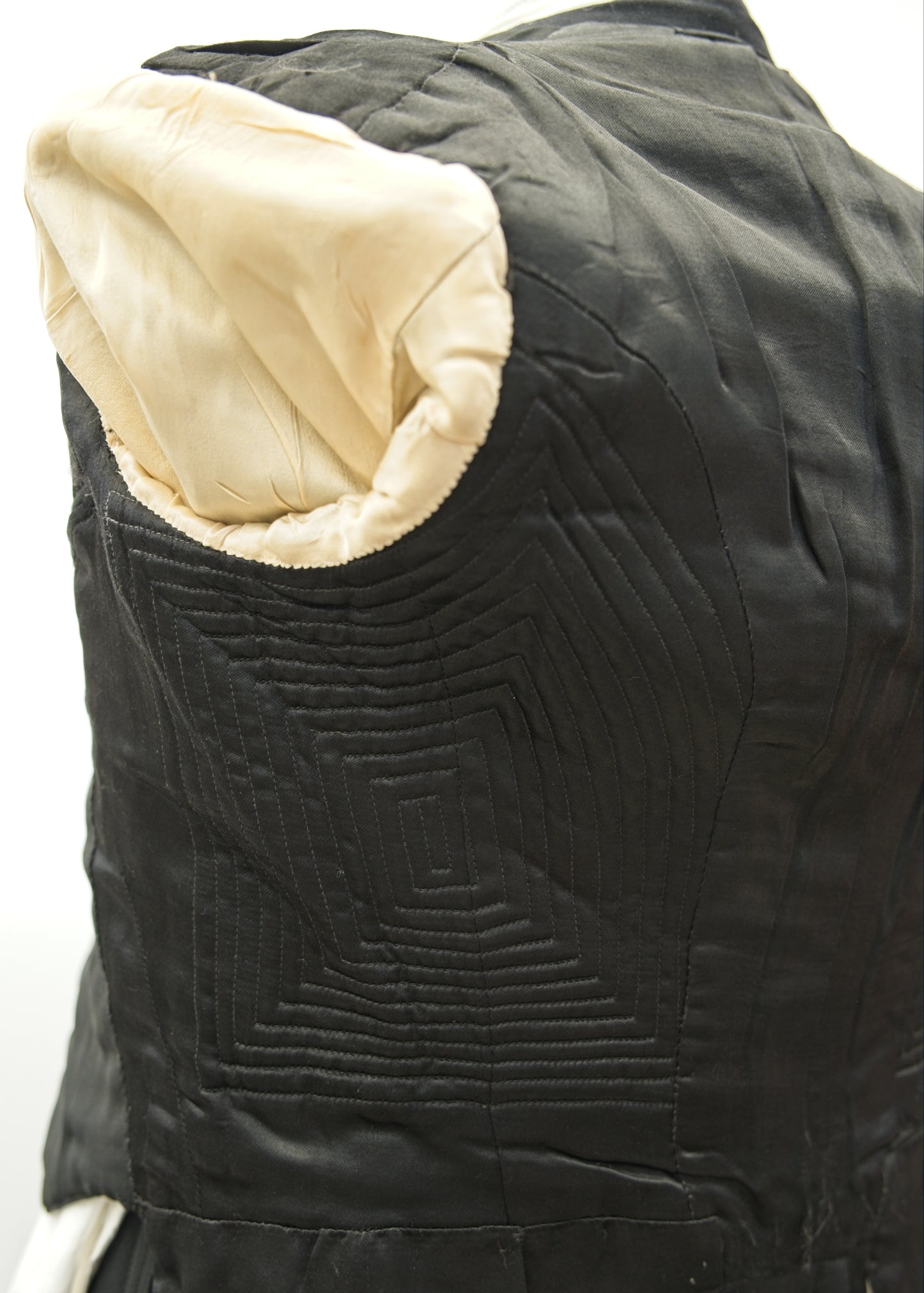 Vintage Edwardian Formal Evening White Tie Tail Coat • Quilted Lining 36"