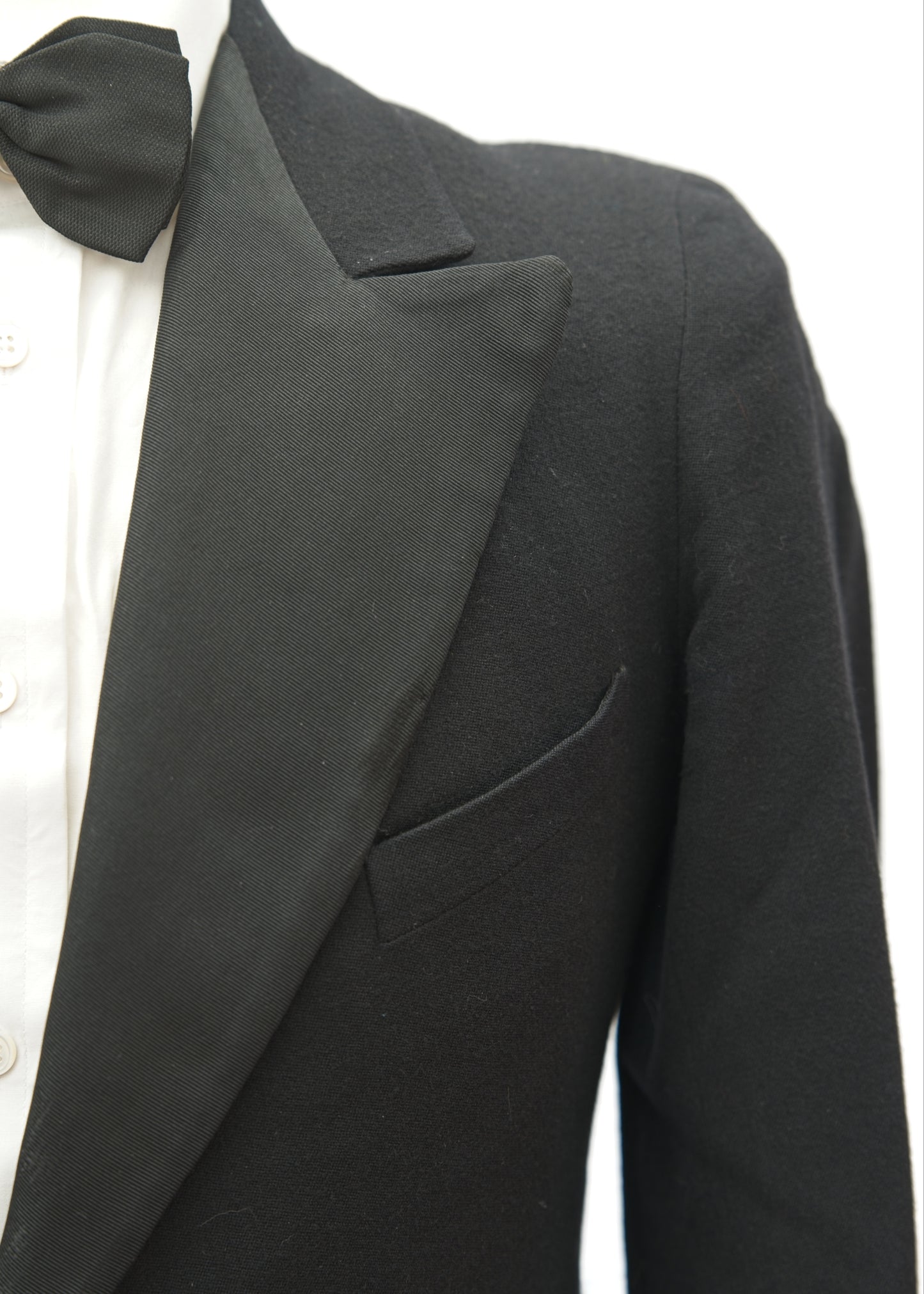 Vintage Edwardian Shawl Collar Tuxedo Dinner Jacket • 36"