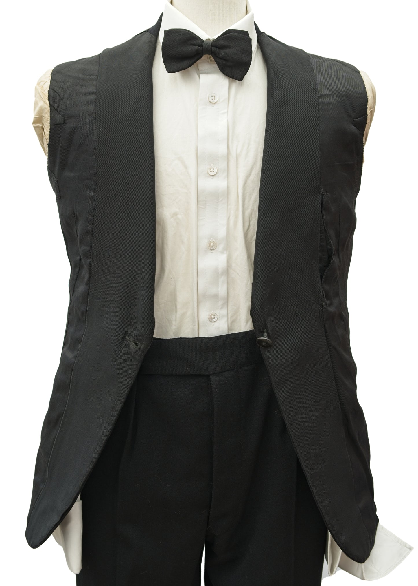 Vintage Edwardian Shawl Collar Tuxedo Dinner Jacket • 36"