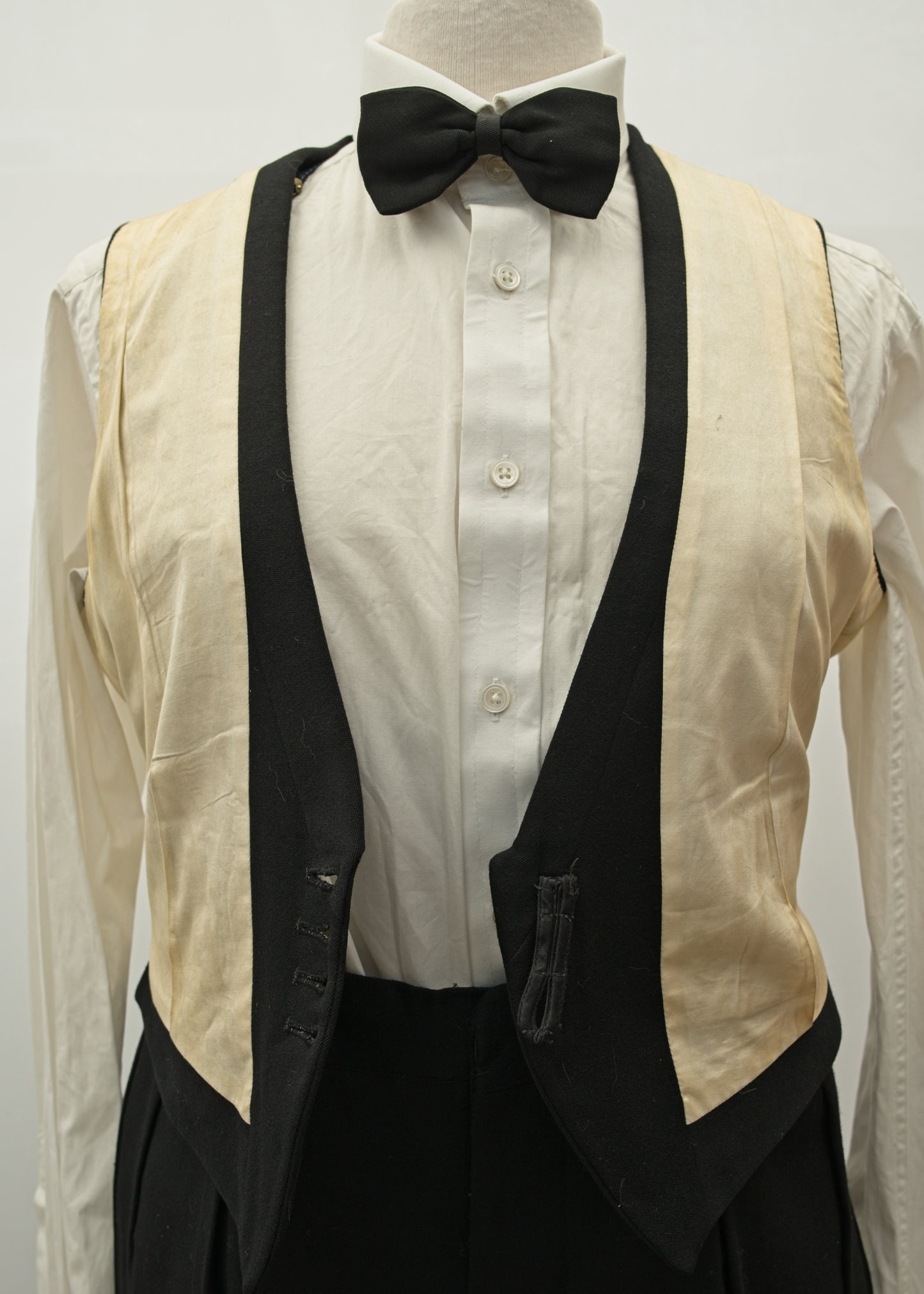 Men's 1910-20s Early Burton 3 Piece Dinner Suit 36" Chest