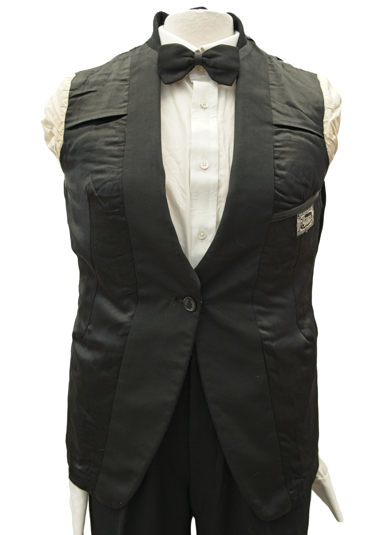 Men's 1910-20s Early Burton 3 Piece Dinner Suit 36" Chest