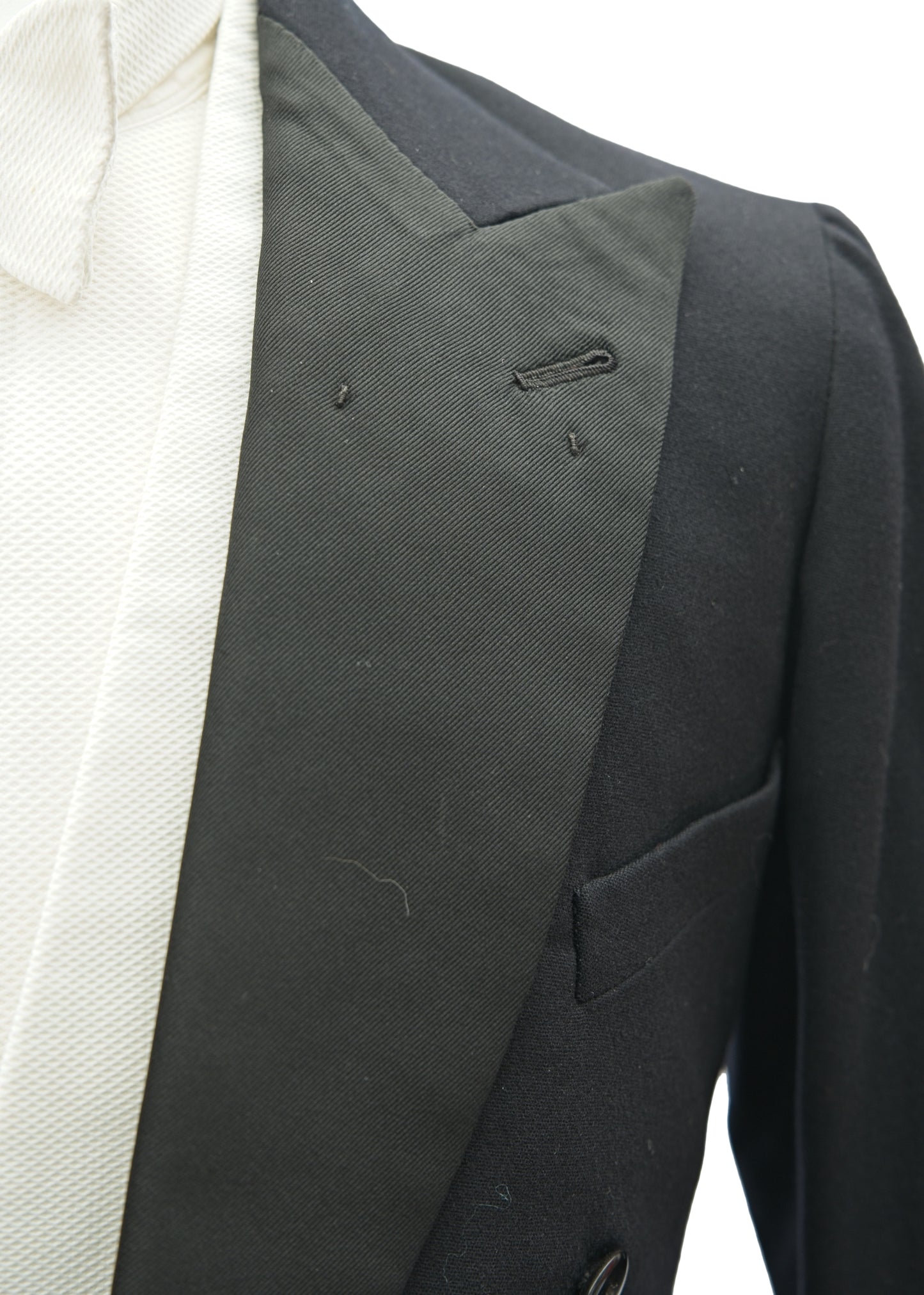 Vintage Formal Evening White Tie Tail Coat • Medals Bar Loops 36"