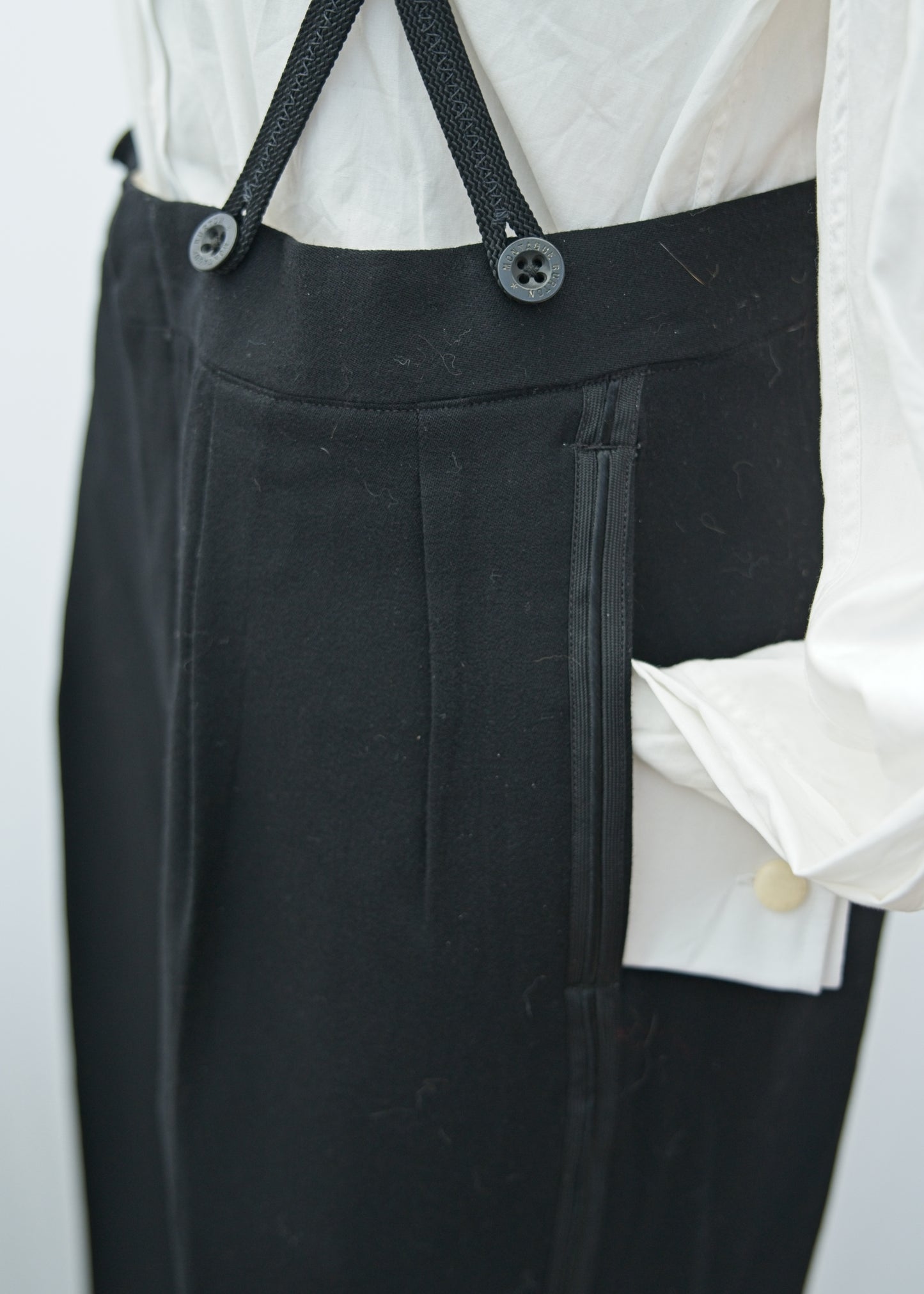 Men's 1910-20s Early Burton 3 Piece Dinner Suit 36" Chest