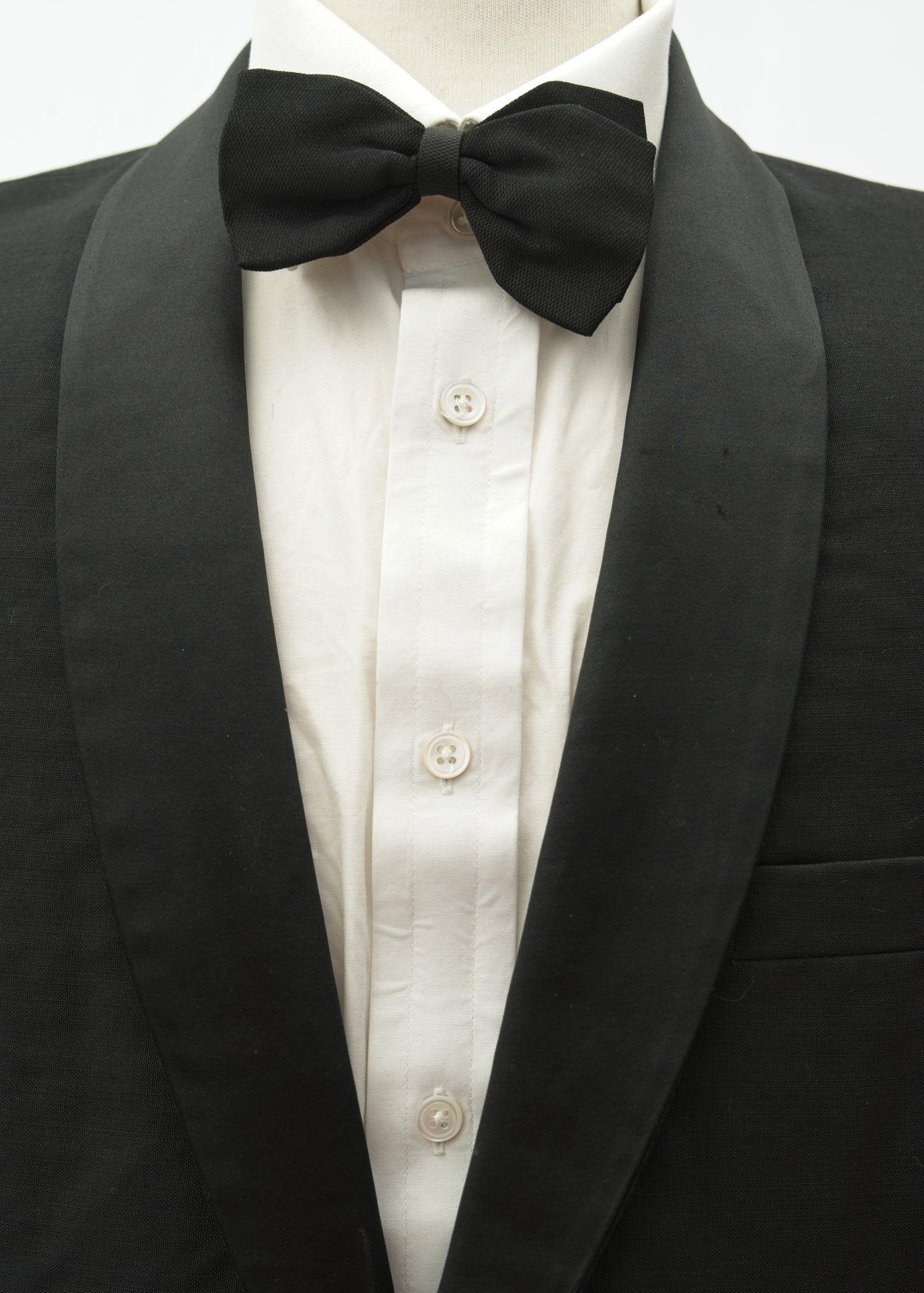 Vintage 60s Mohair Shawl Collar Tuxedo Dinner Jacket • Drescott 40"