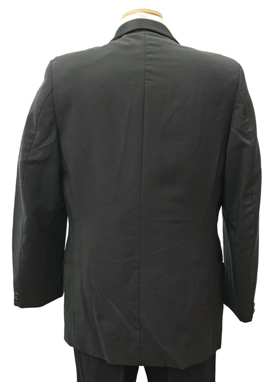 Vintage 60s Mohair Shawl Collar Tuxedo Dinner Jacket • Drescott 40"