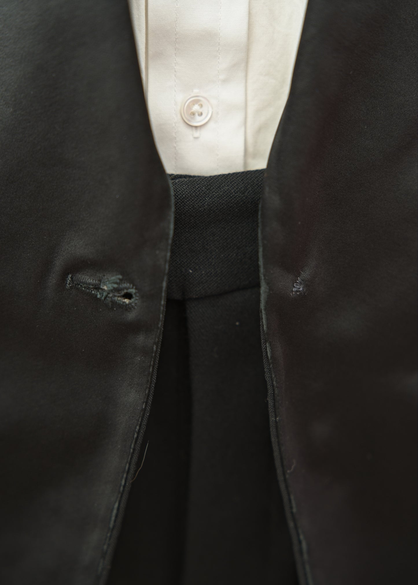 Vintage 60s Mohair Shawl Collar Tuxedo Dinner Jacket • Drescott 40"