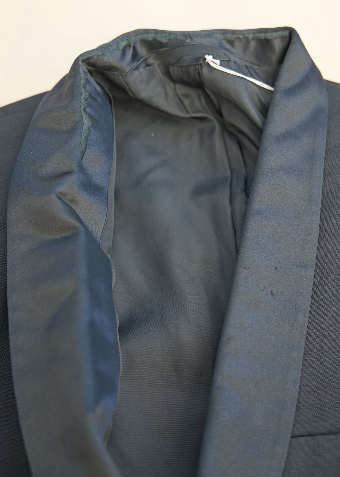 Vintage 60s Mohair Shawl Collar Tuxedo Dinner Jacket • Drescott 40"