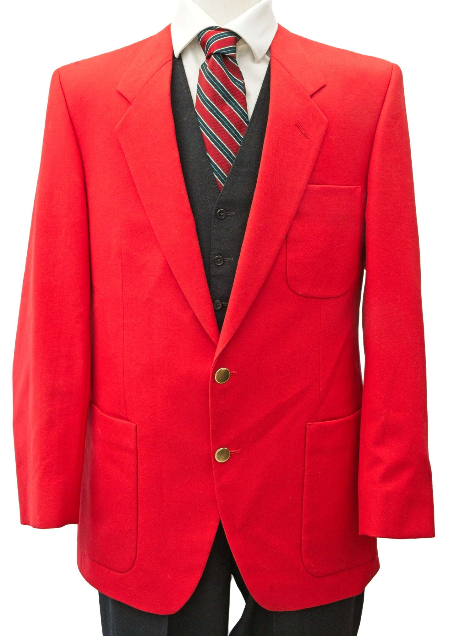 Men's Vintage 60s Red Blazer 40" • Redcoat Entertainer