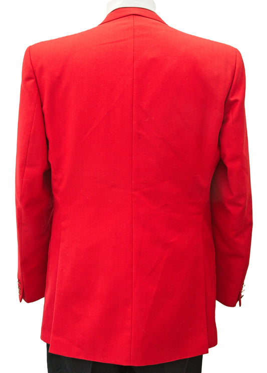 Men's Vintage 60s Red Blazer 40" • Redcoat Entertainer