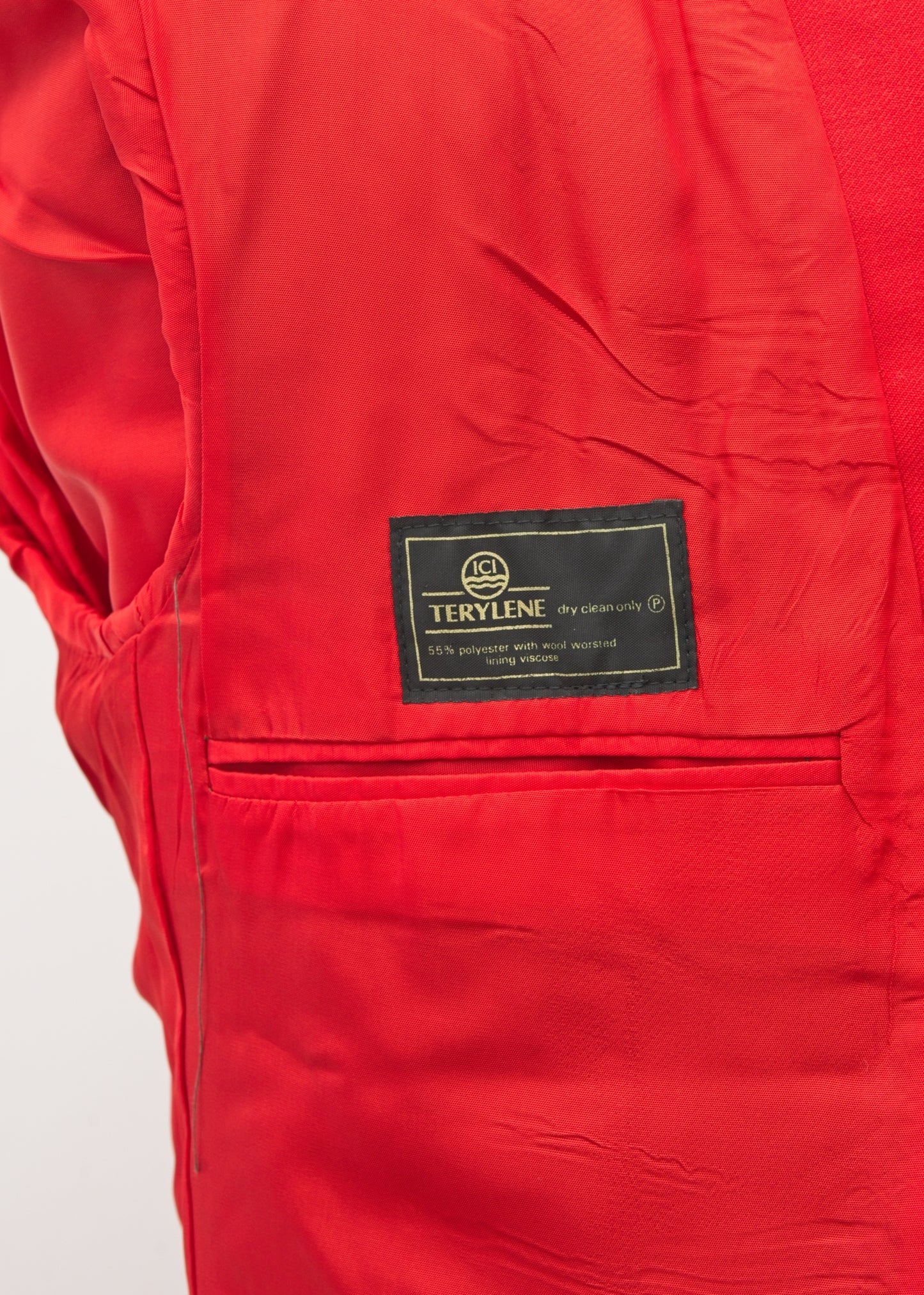 Men's Vintage 60s Red Blazer 40" • Redcoat Entertainer