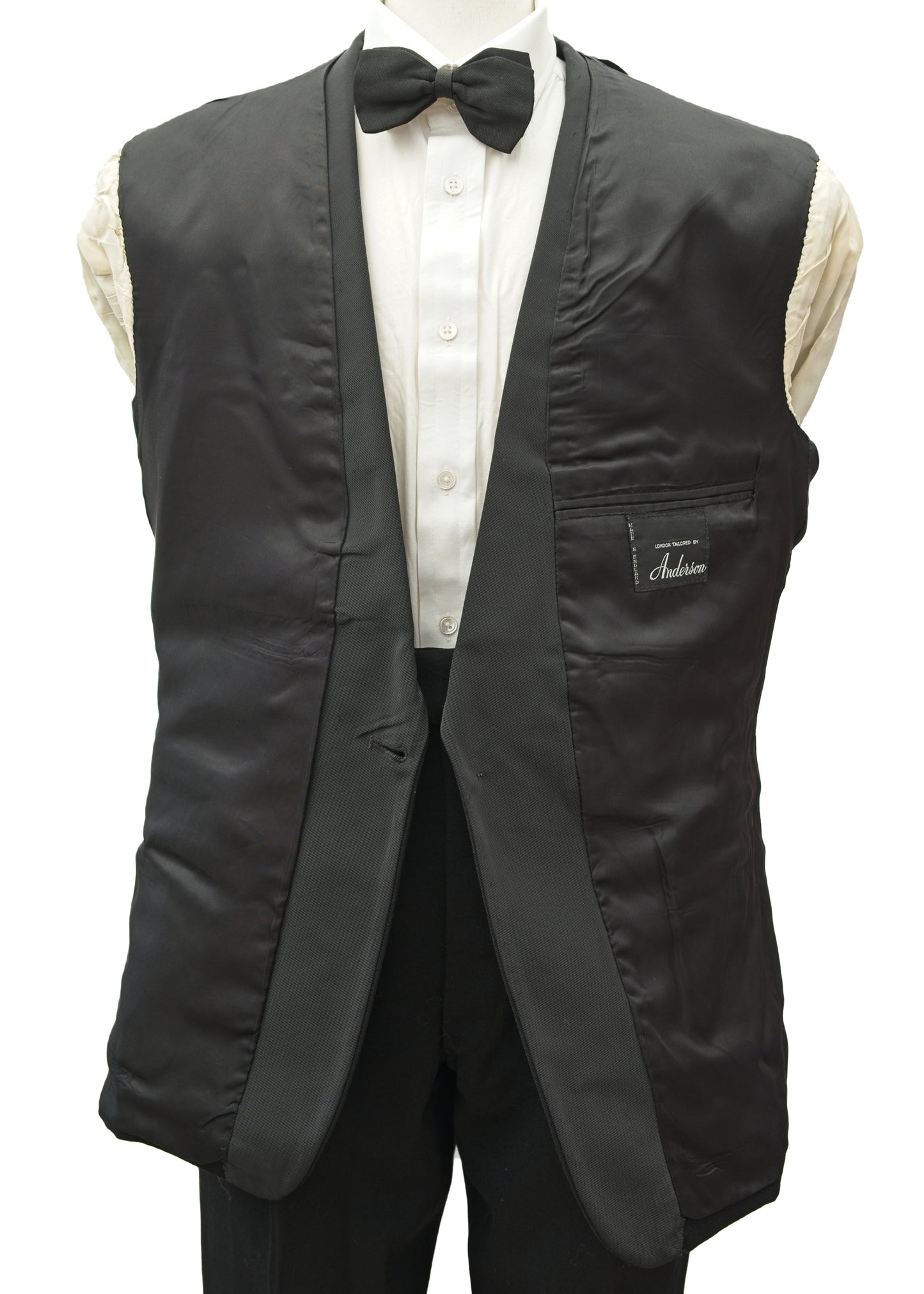 Vintage 60s Shawl Collar Tuxedo Dinner Jacket • Anderson 42"