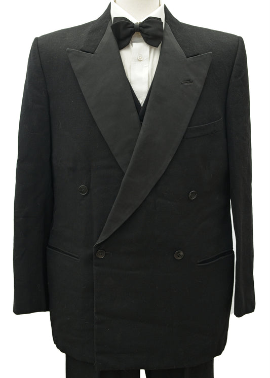 Men's Vintage 2 DAKS Double Breasted Dinner Suit 42" Chest