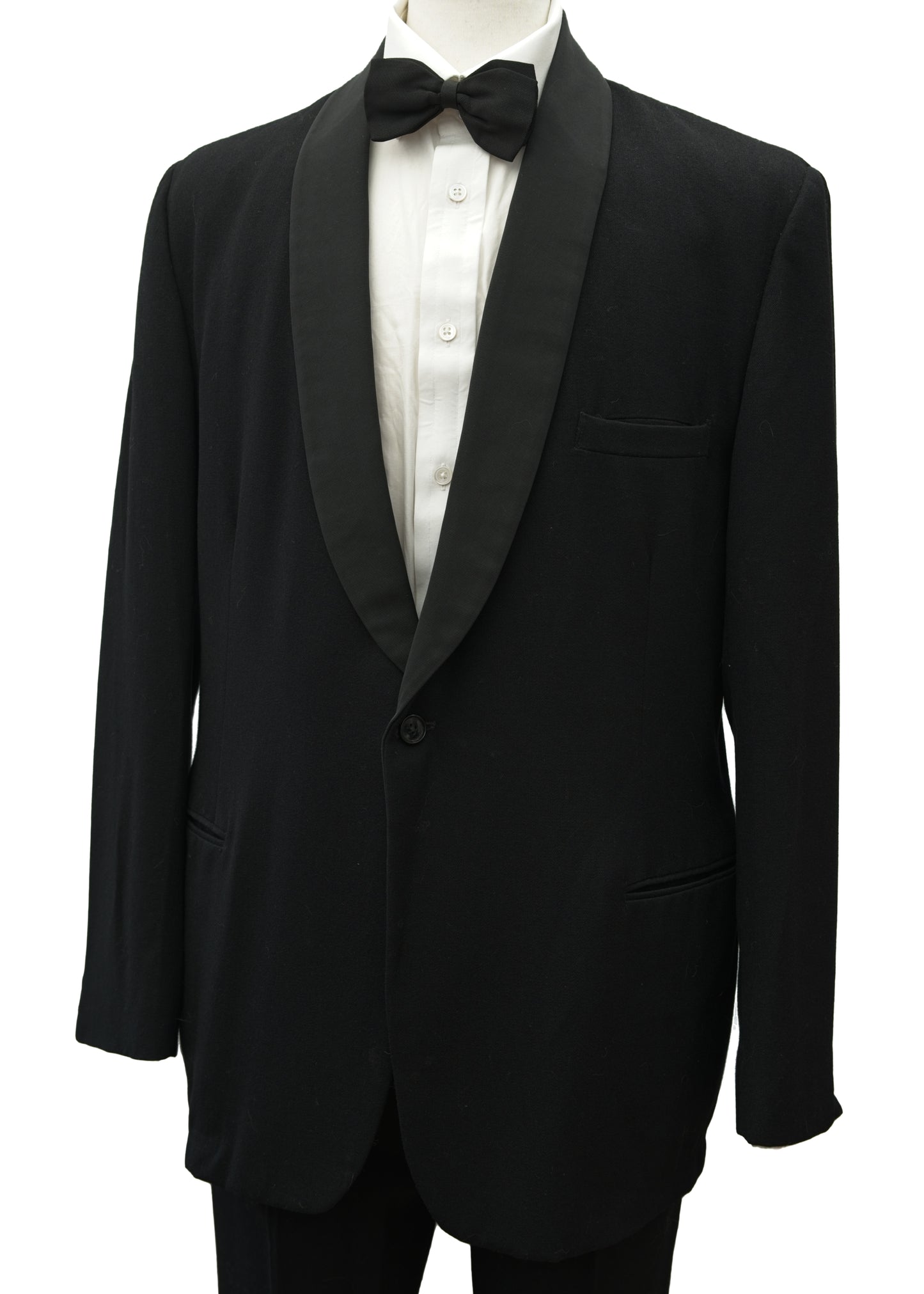 Men's Vintage 1950s 2 Piece Shawl Collar Dinner Suit 42" Chest