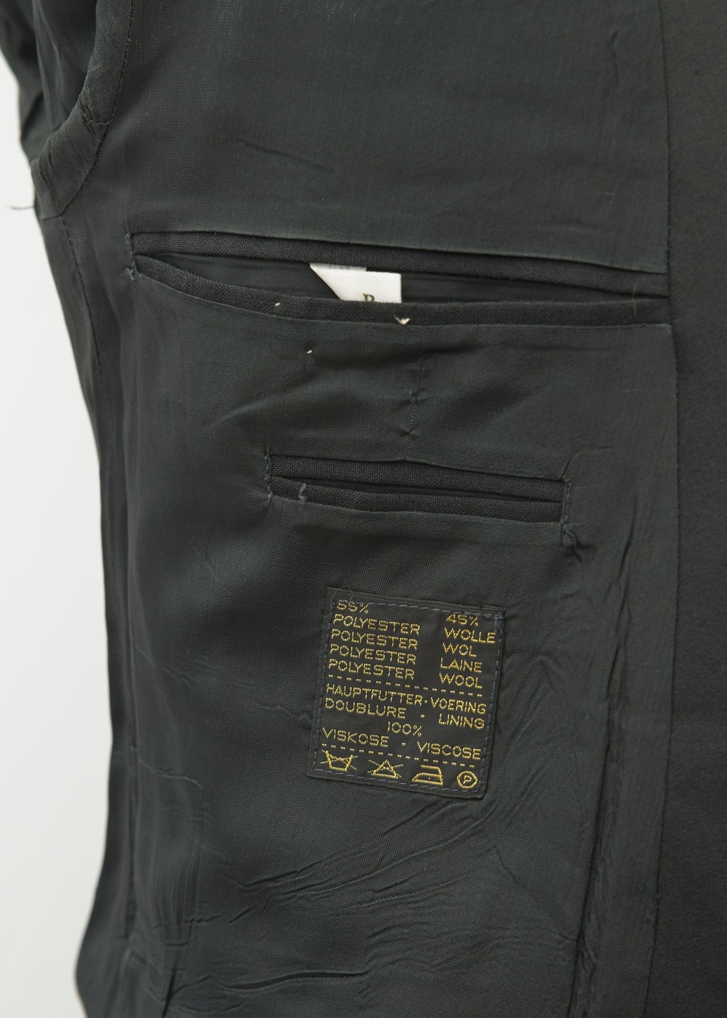 Vintage Black Dinner Suit • 2 Piece Tuxedo Suit 42R