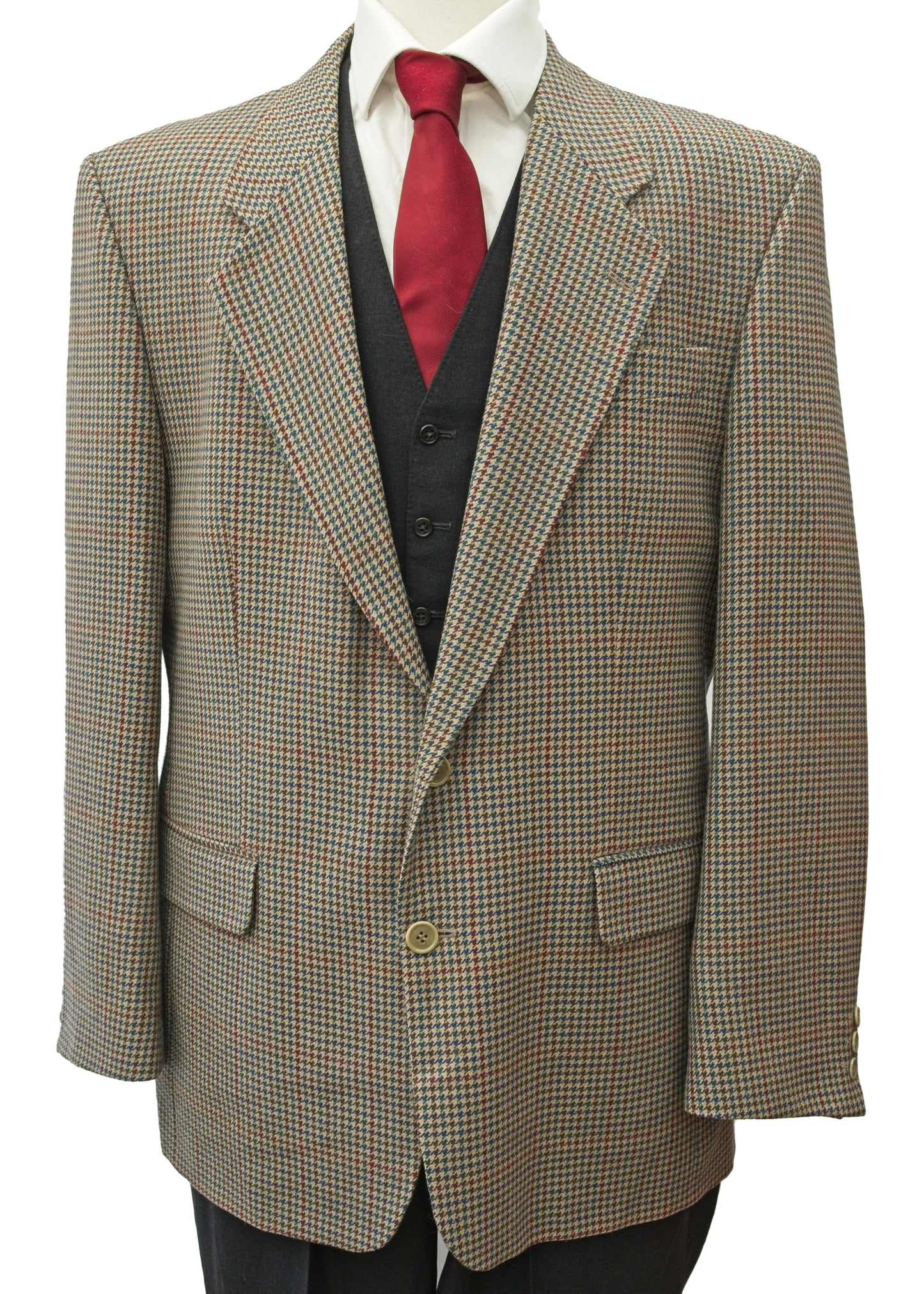 Men's Gurteen Houndstooth Tweed Blazer • 42R