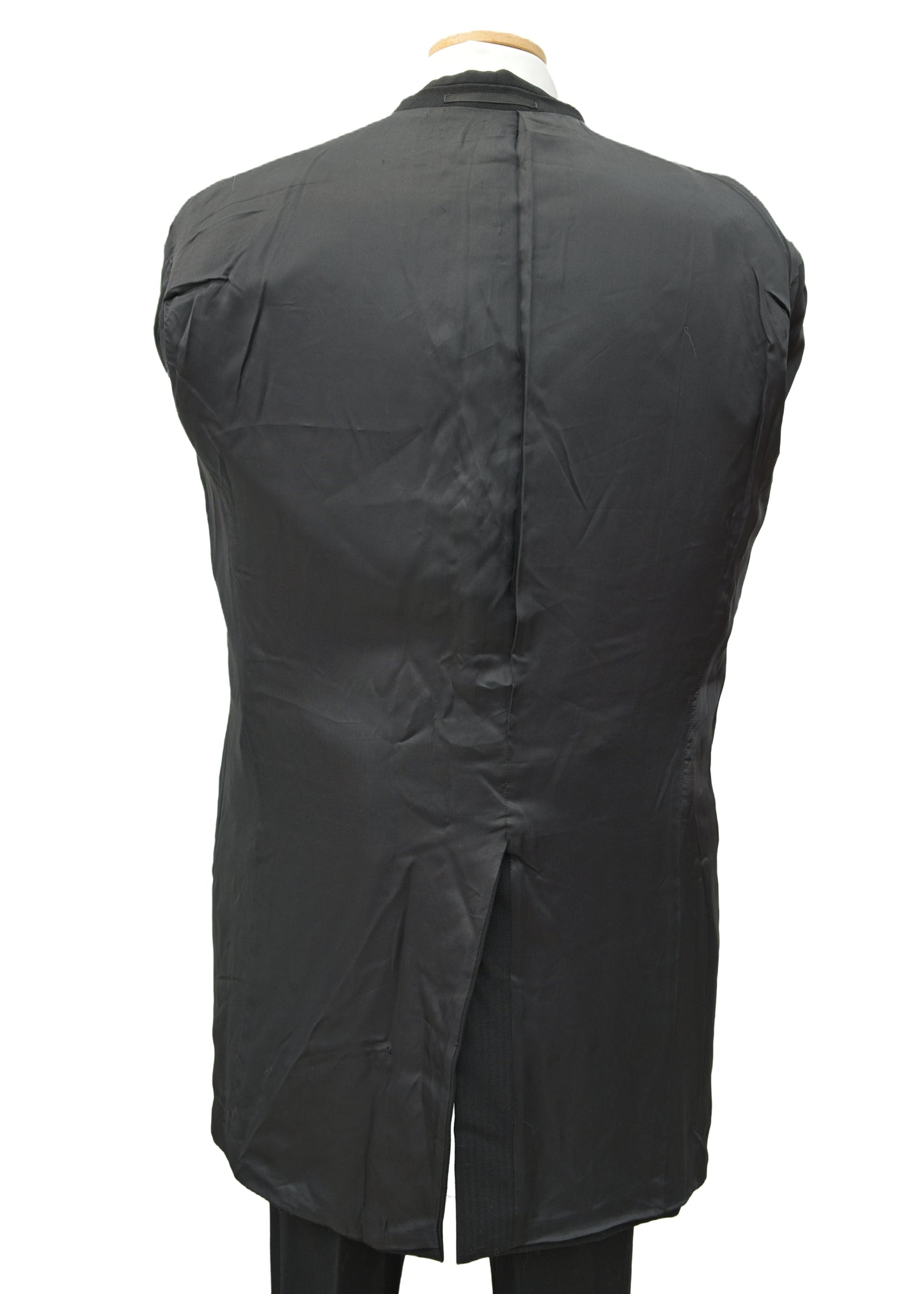 Mens Vintage Black Drape Frock Coat • Morning Coat • 42R Chest