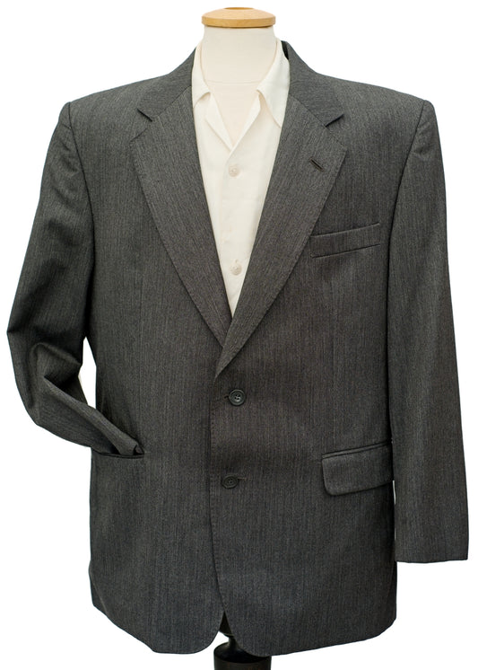 men's vintage 80s grey blazer by DAKS to fit 42 short