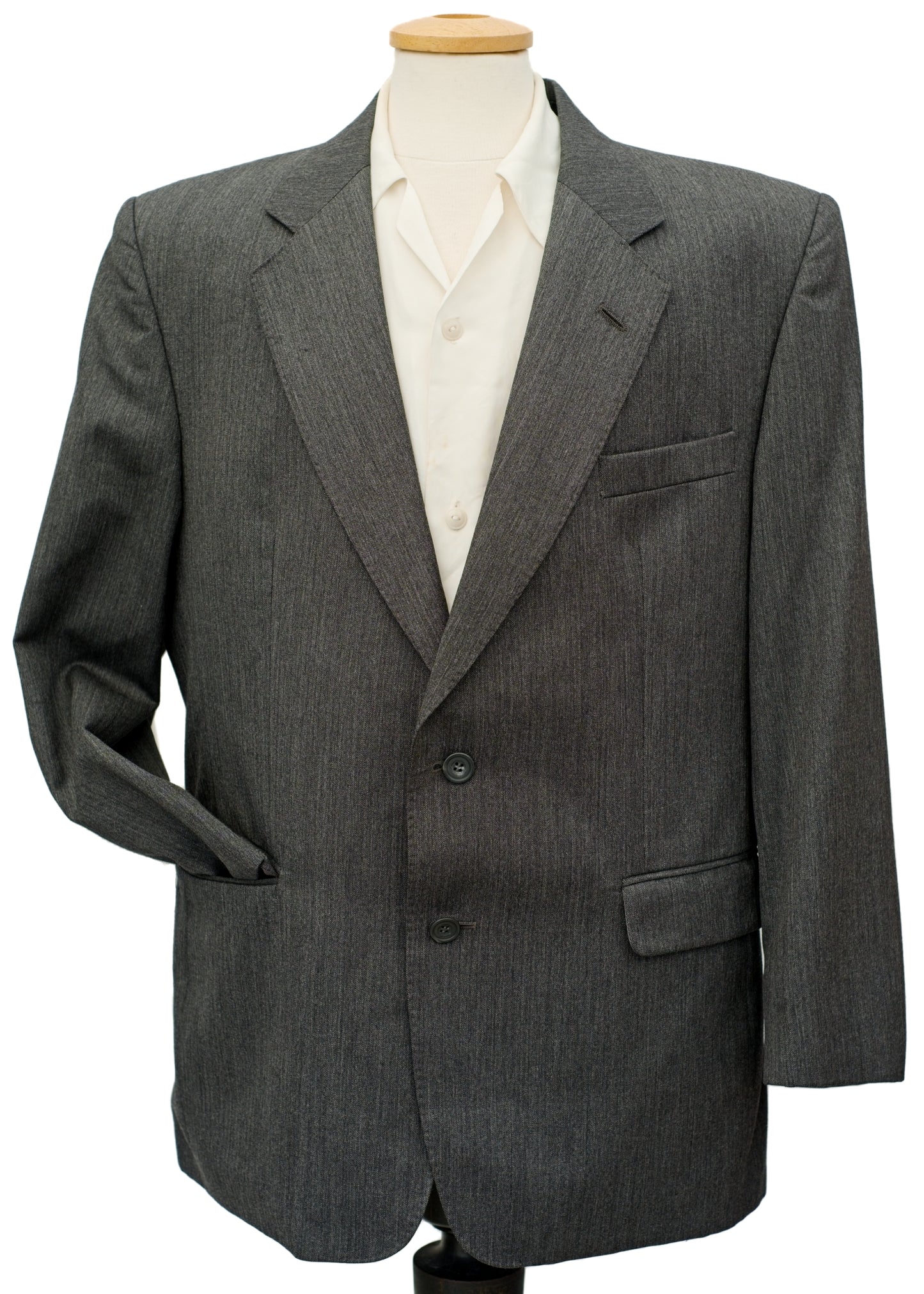 men's vintage 80s grey blazer by DAKS to fit 42 short