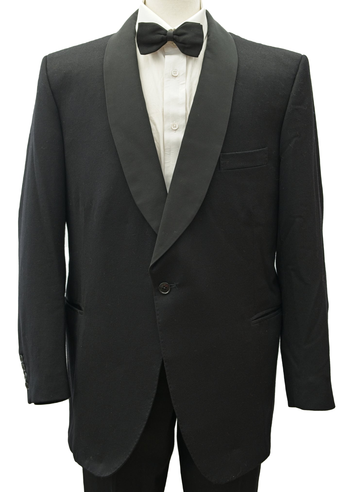 Vintage Shawl Collar Tuxedo Dinner Jacket • Buckleigh 42"S