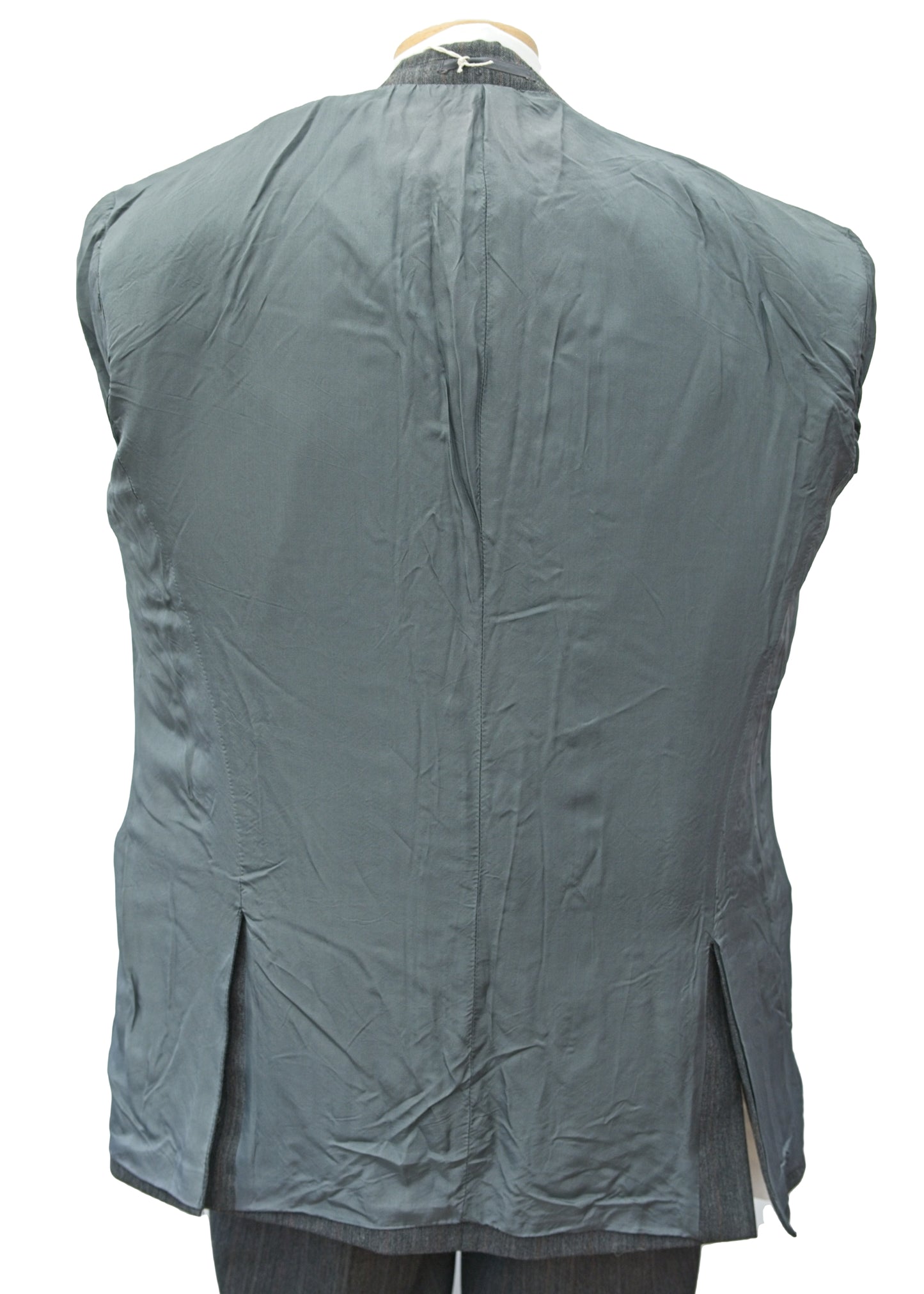 Vintage Y2K Men's Grey Double Breasted Suit by M&S • 42S