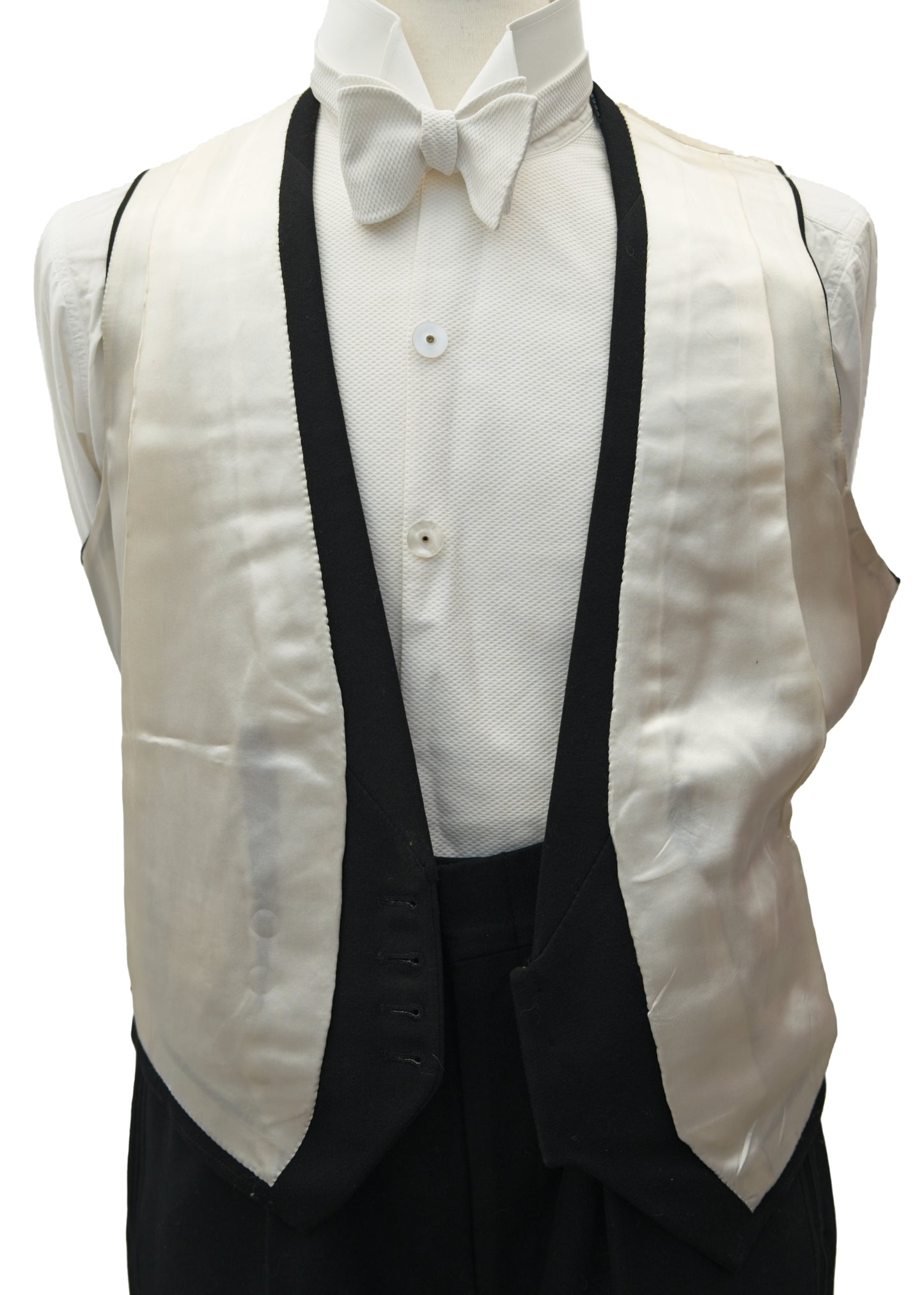 Men's Vintage 60s 3 Piece Tuxedo Dinner Suit 43" Long