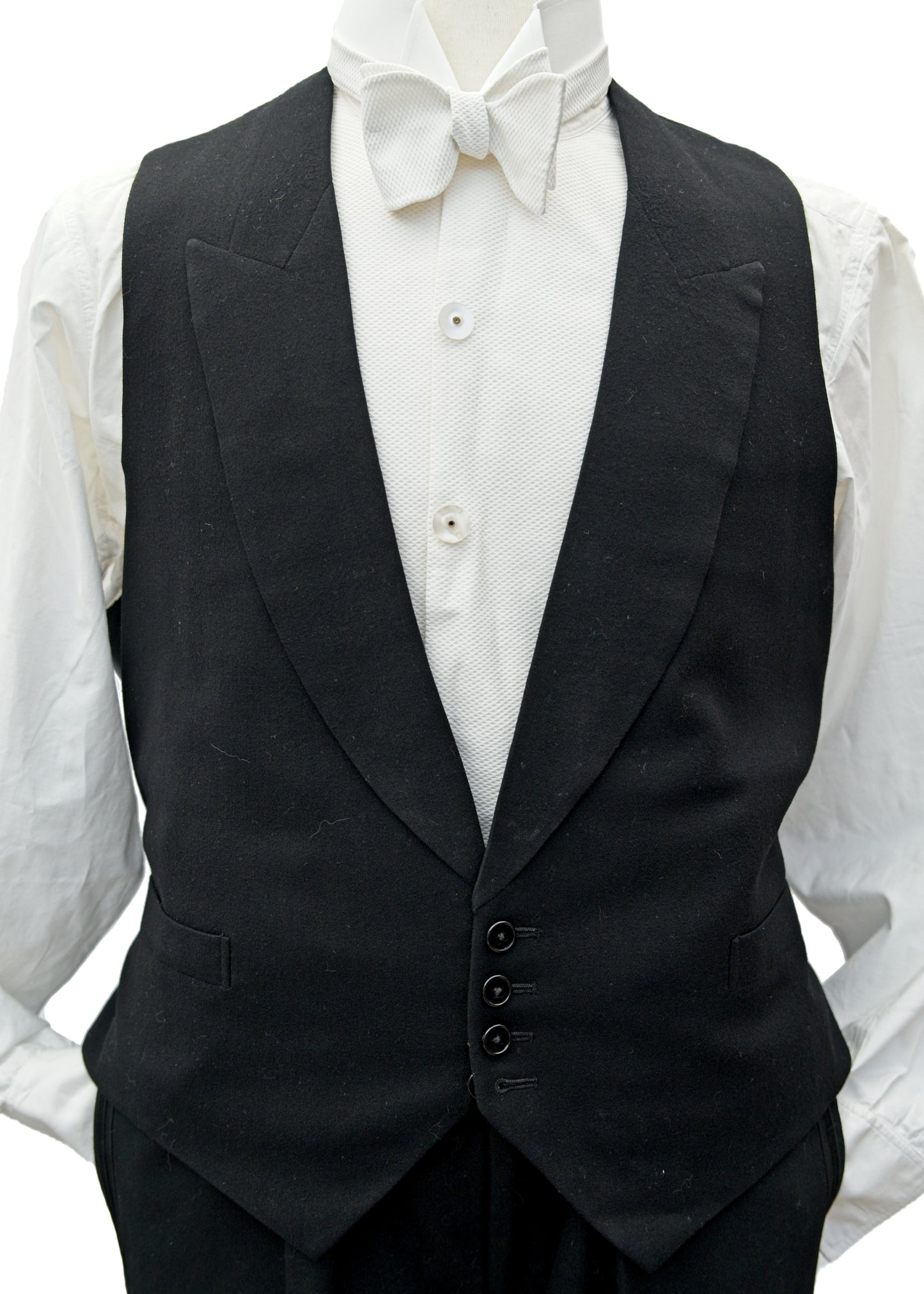 Men's Vintage 60s 3 Piece Tuxedo Dinner Suit 43" Long