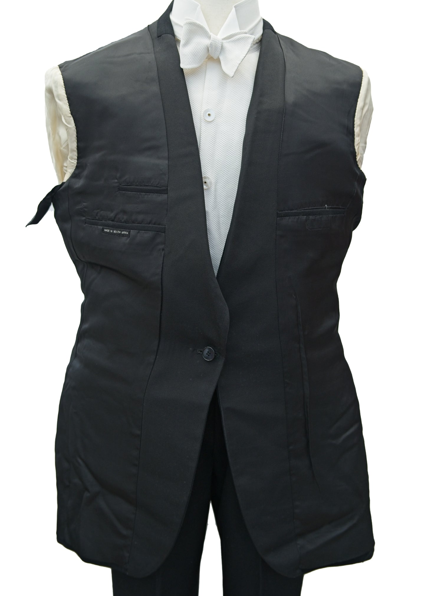 Men's Vintage 60s 3 Piece Tuxedo Dinner Suit 43" Long