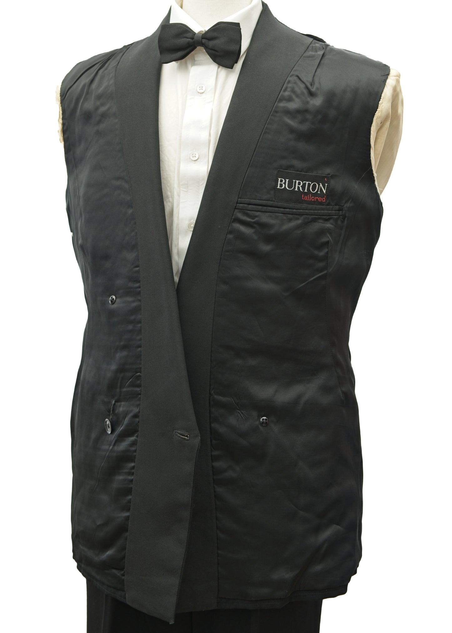 1950s Vintage Shawl Collar Tuxedo Dinner Jacket • Burton 40"-42"