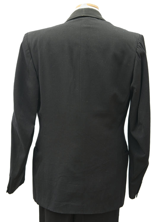 1950s Vintage Shawl Collar Tuxedo Dinner Jacket • Burton 40"-42"