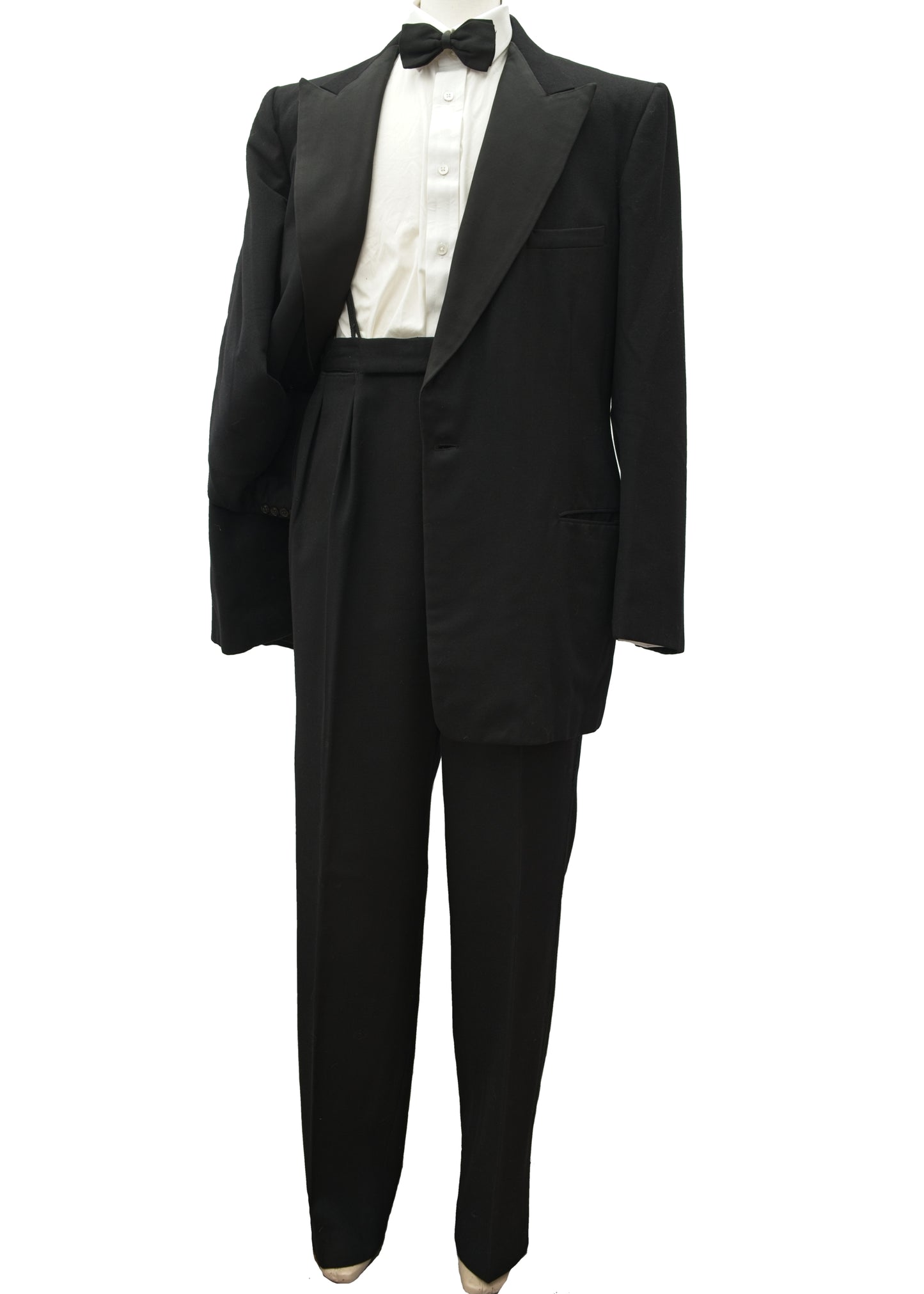 Men's 1950s Early Burton 2 Piece Dinner Suit 42" Chest