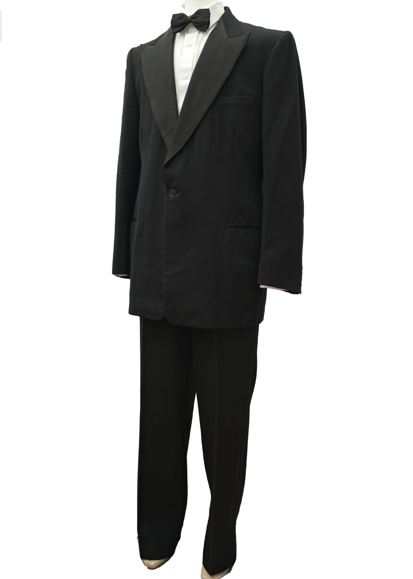 Men's 1950s Early Burton 2 Piece Dinner Suit 42/44" Chest 33" Leg