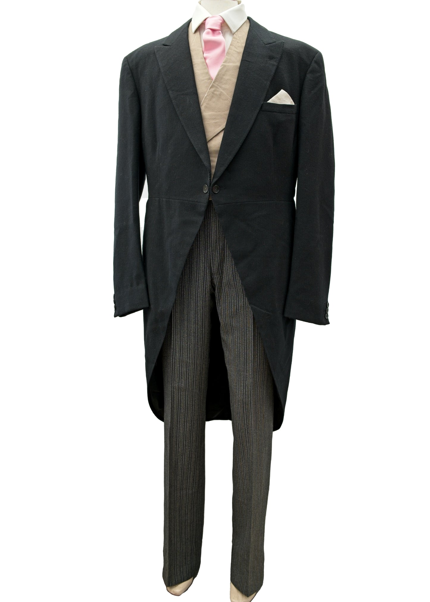 Men's Vintage 60s 3 Piece Morning Suit 43" • Wedding Suit