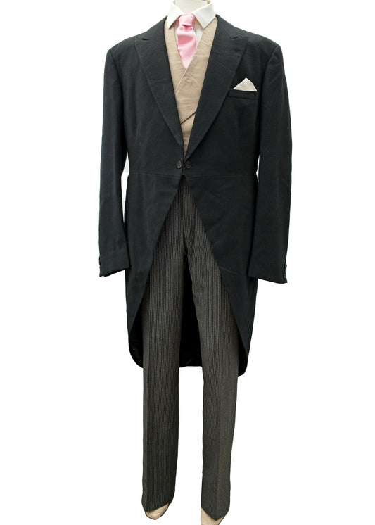 Men's Vintage 60s 3 Piece Morning Suit 43" • Wedding Suit