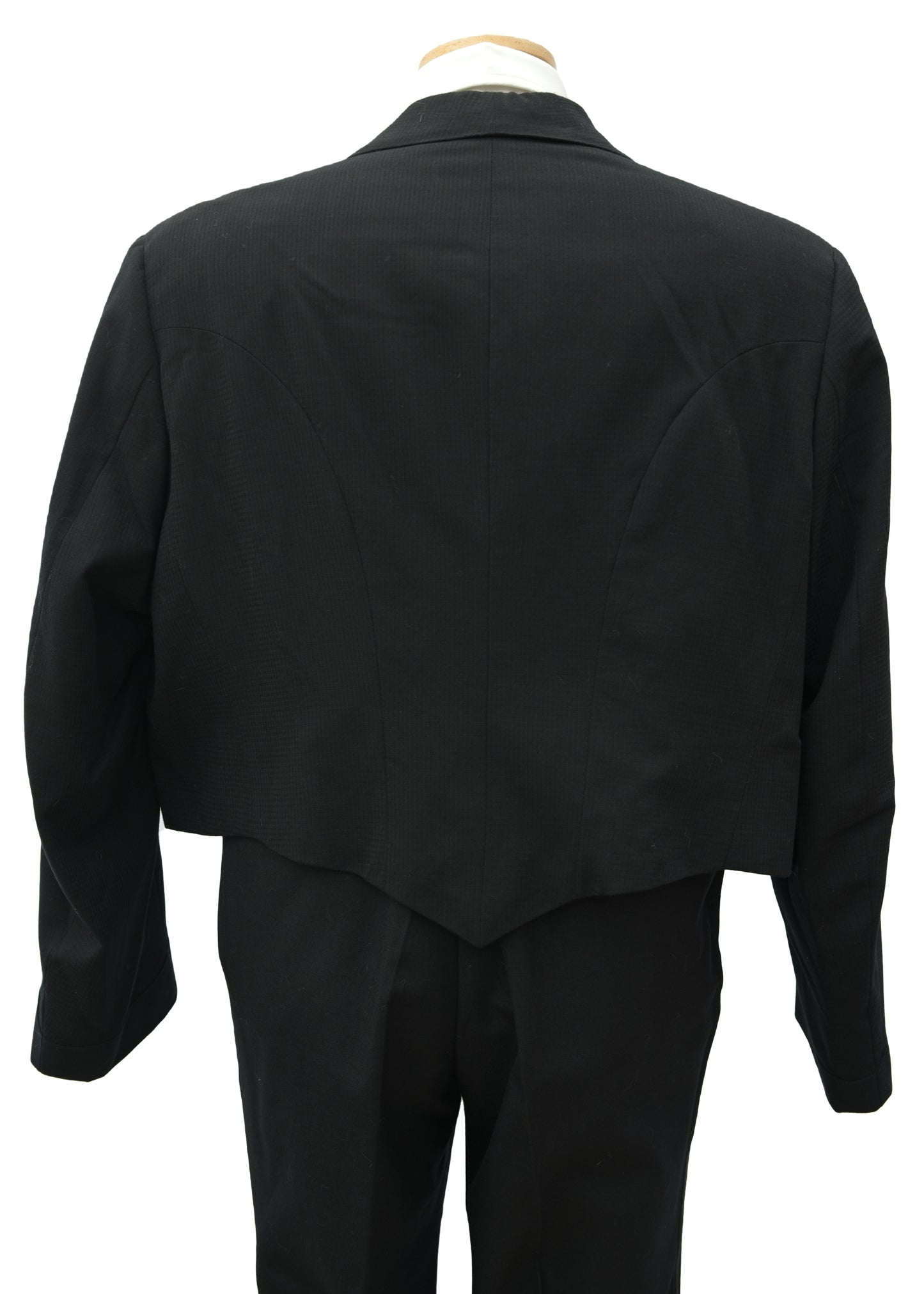 Mens Vintage Black Eton Spencer Evening Jacket • Scots • 50" Chest