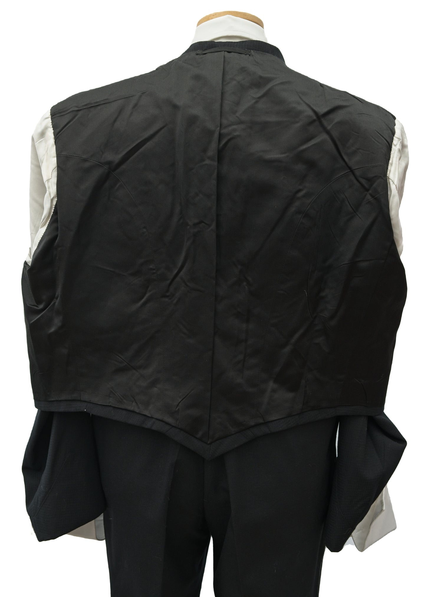 Mens Vintage Black Eton Spencer Evening Jacket • Scots • 50" Chest