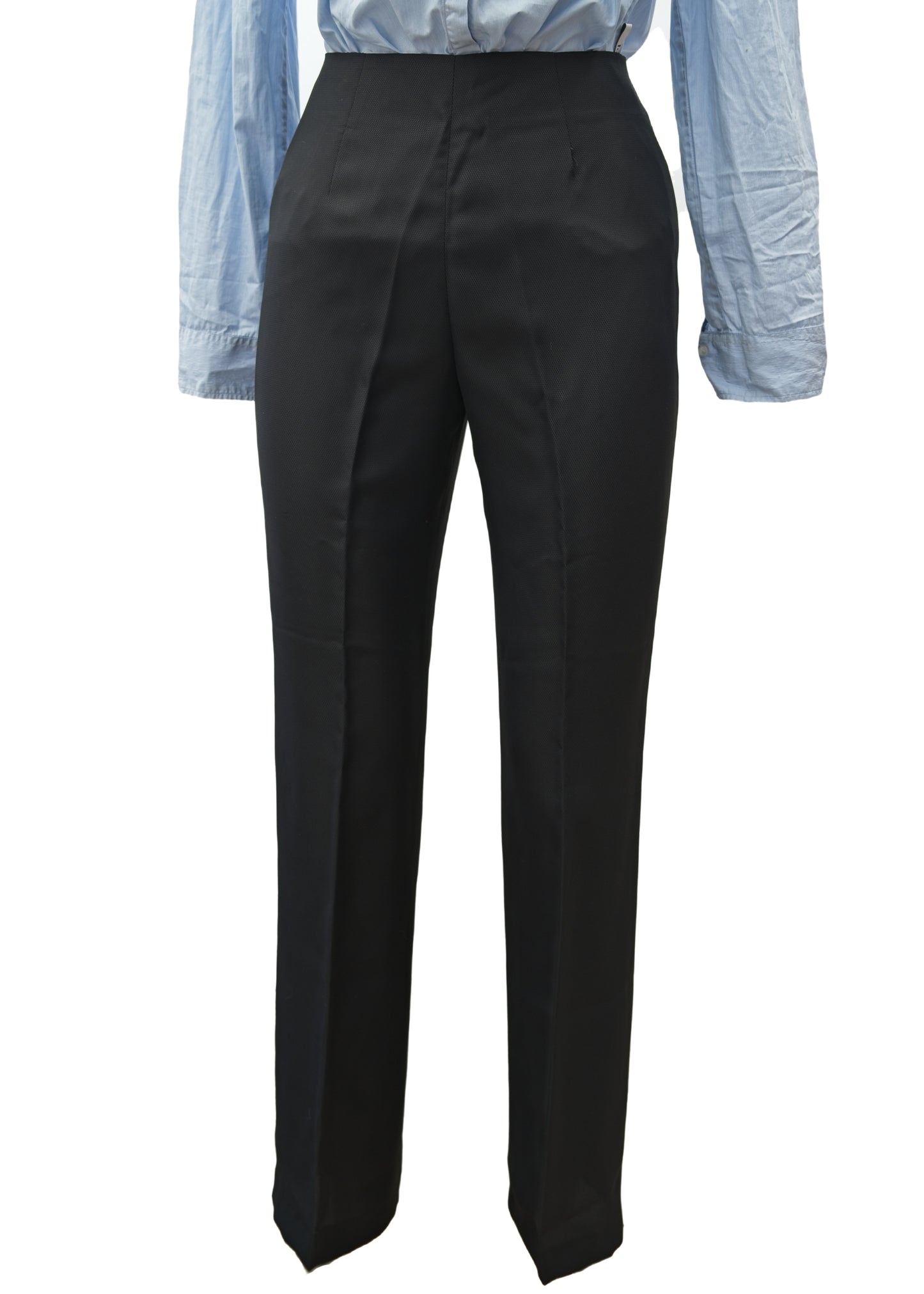 Vintage 90s Women's Charcoal Grey Trouser Suit • Stigliani • Size 8/10