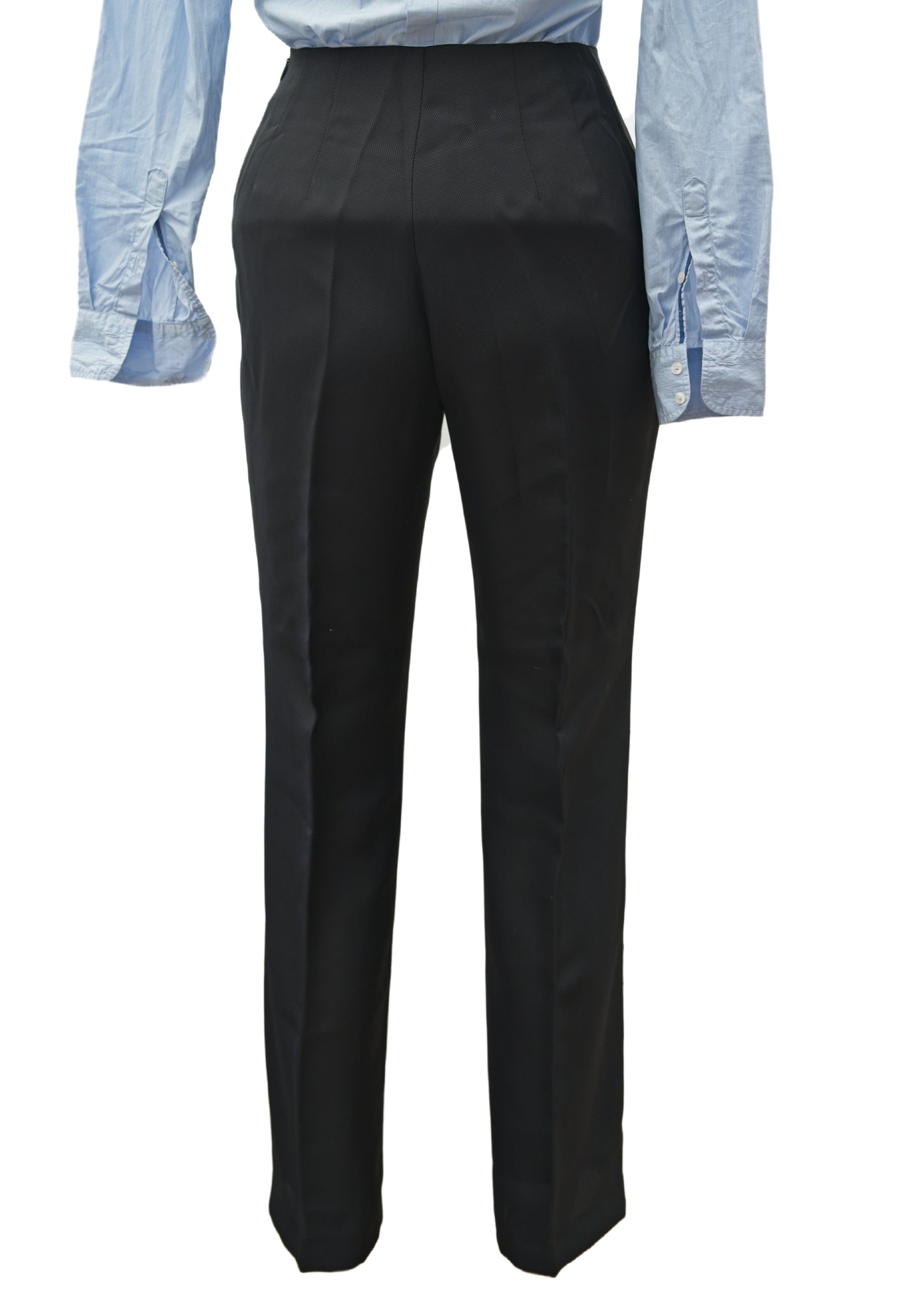 Vintage 90s Women's Charcoal Grey Trouser Suit • Stigliani • Size 8/10