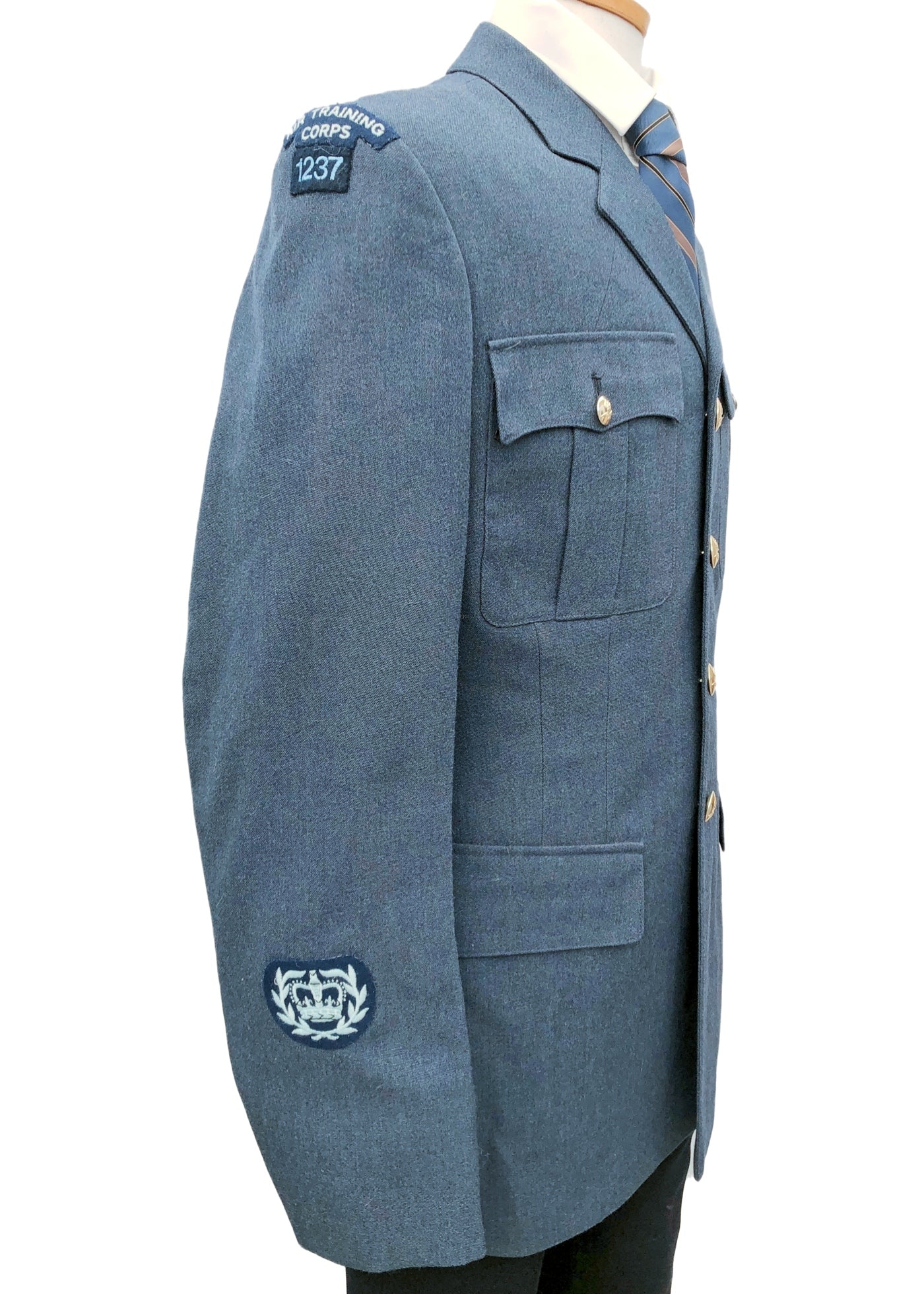 Vintage 80s RAF Air Training Corps Tunic • ATC Cadet No.1 Dress Jacket