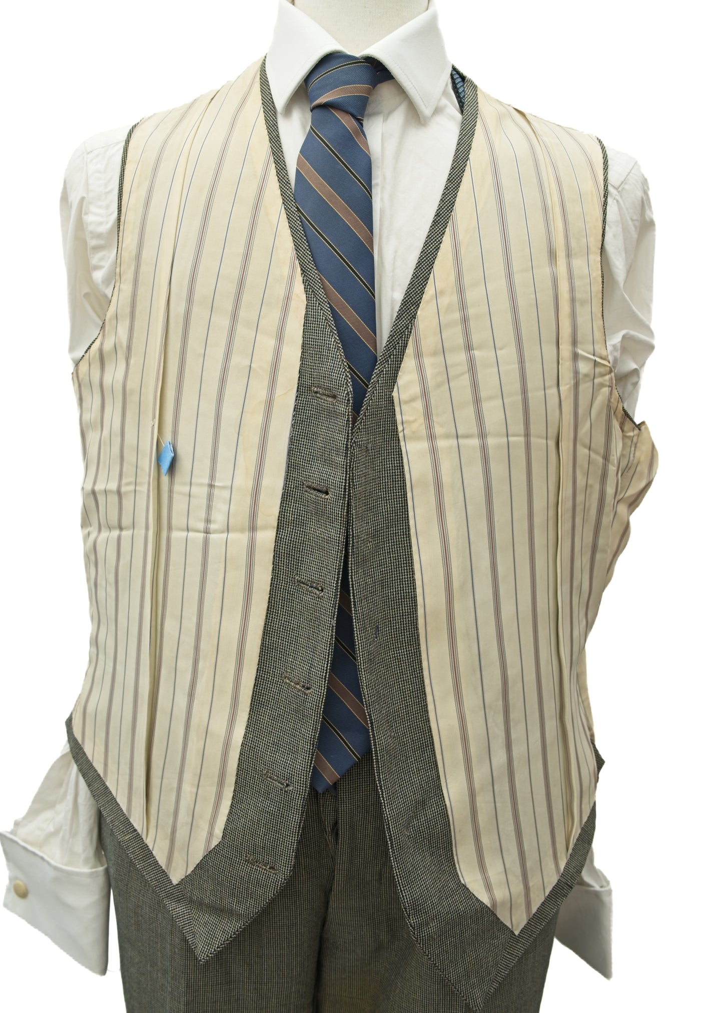 Vintage 1960s Men's Vintage Grey 3 Piece Suit 44-46”L