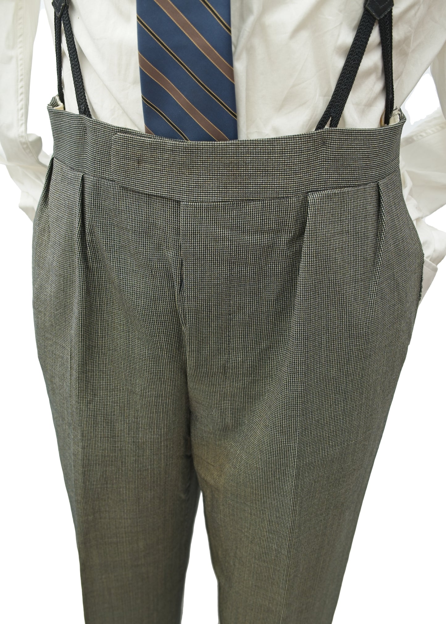 Vintage 1960s Men's Vintage Grey 3 Piece Suit 44-46”L
