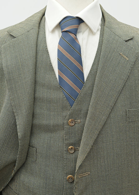 Vintage 1960s Men's Vintage Grey 3 Piece Suit 44-46”L