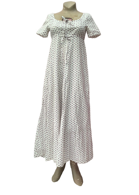 Vintage 60s Laura Ashley Regency Maxi Dress • Welsh Label