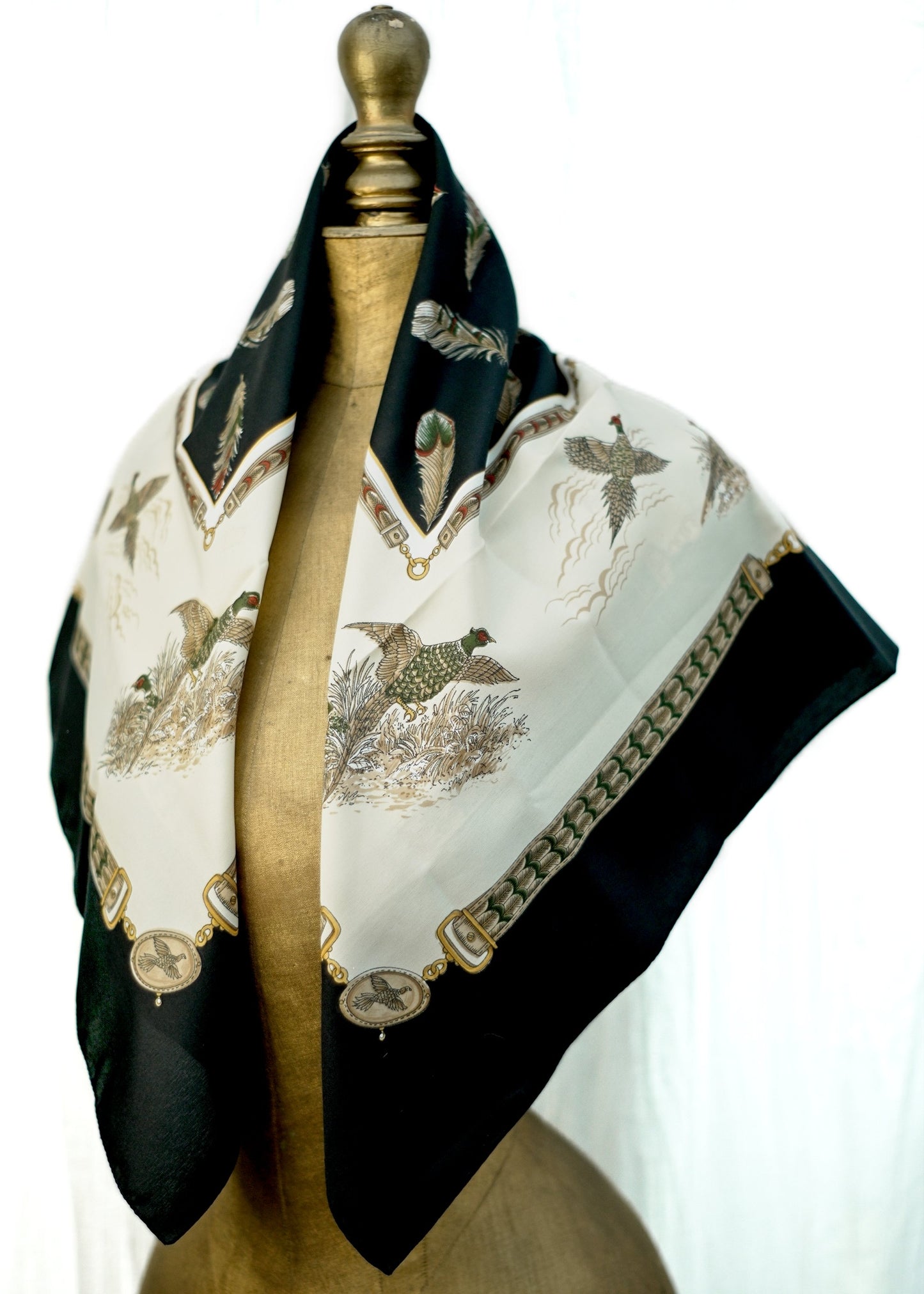 Gina Ruccini pheasants scarf