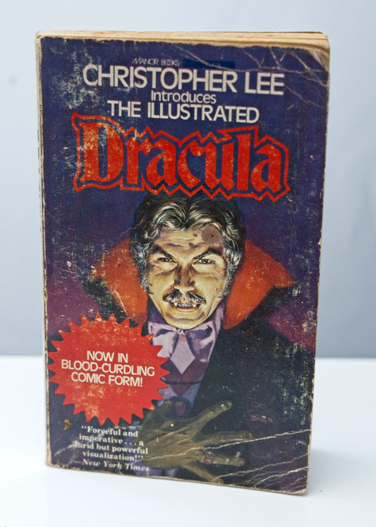 Christopher Lee Introduces The Illustrated Dracula • Manor Books, 1975