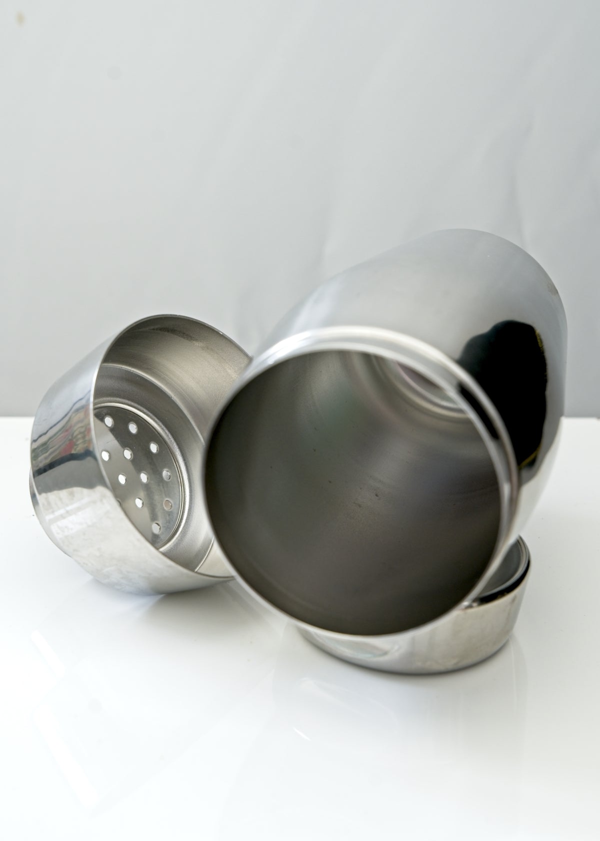 Stainless Steel Alessi Cocktail Shaker