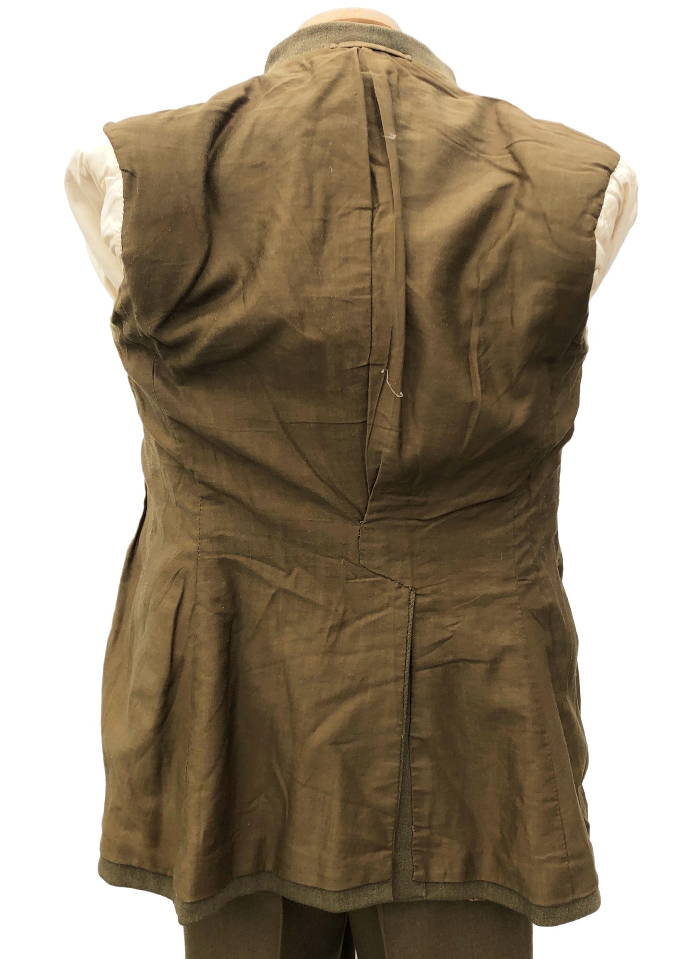 Vintage 40s British Army Royal Artillery Officer’s Tunic • King’s Crown Brass Buttons