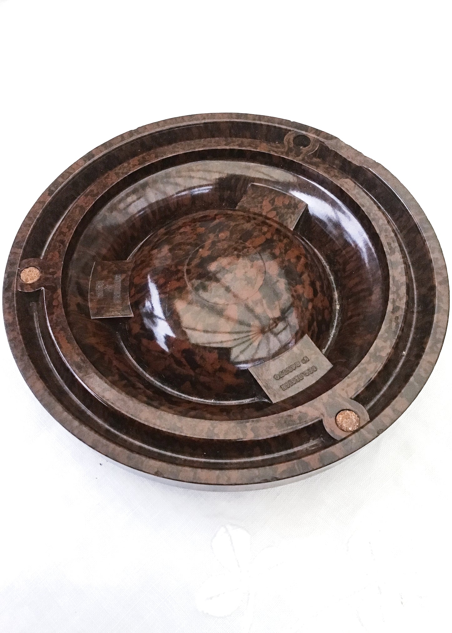 Brown Bakelite Ashtray