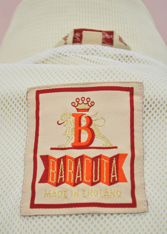 Vintage Mod Baracuta G9 Harrington Bomber Jacket in Ivory colour
