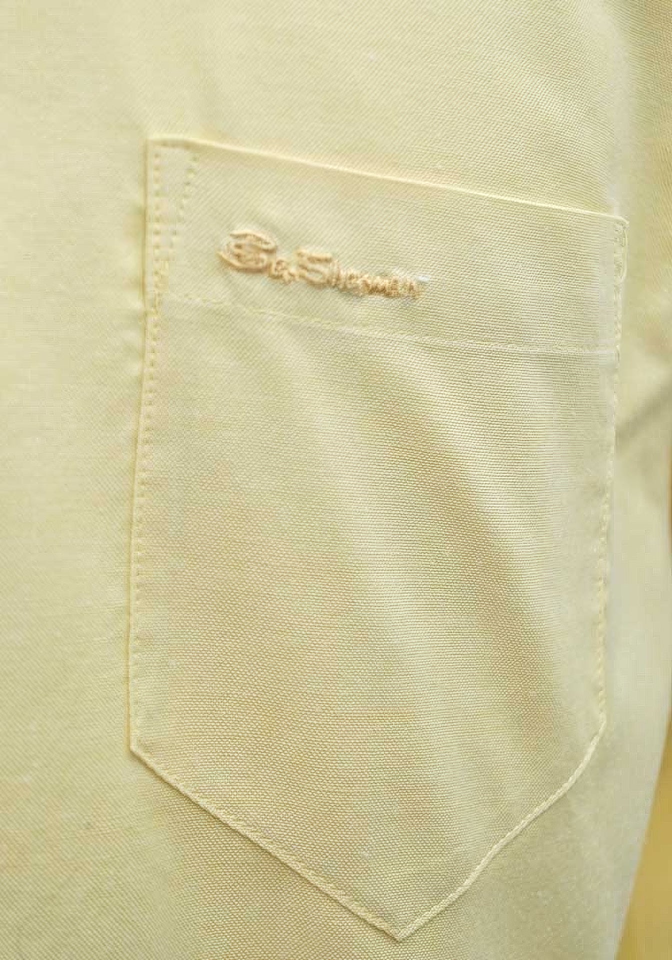 Primrose Yellow Ben Sherman Mod Shirt