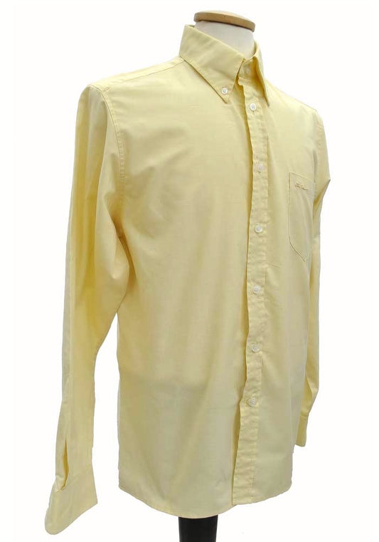 ben sherman primrose yellow shirt with button down collar